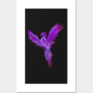Purple Pheonix Posters and Art
